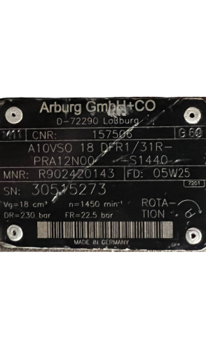 Arburg-A-A10VSO-18-DFR1-31R-PRA12N00-S1440-(R902420143)-Pompa-hydrauliczna