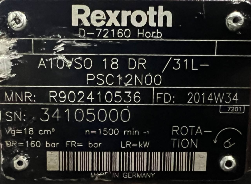 Rexroth-A10VSO-18-DR-31L-PSC12N00-(R902410536)-Pompa-hydrauliczna