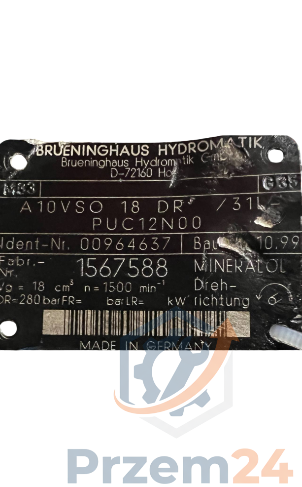 Brueninghaus-A10VSO-18-DR-31L-PUC12N00-(00964637)-Pompa-hydrauliczna