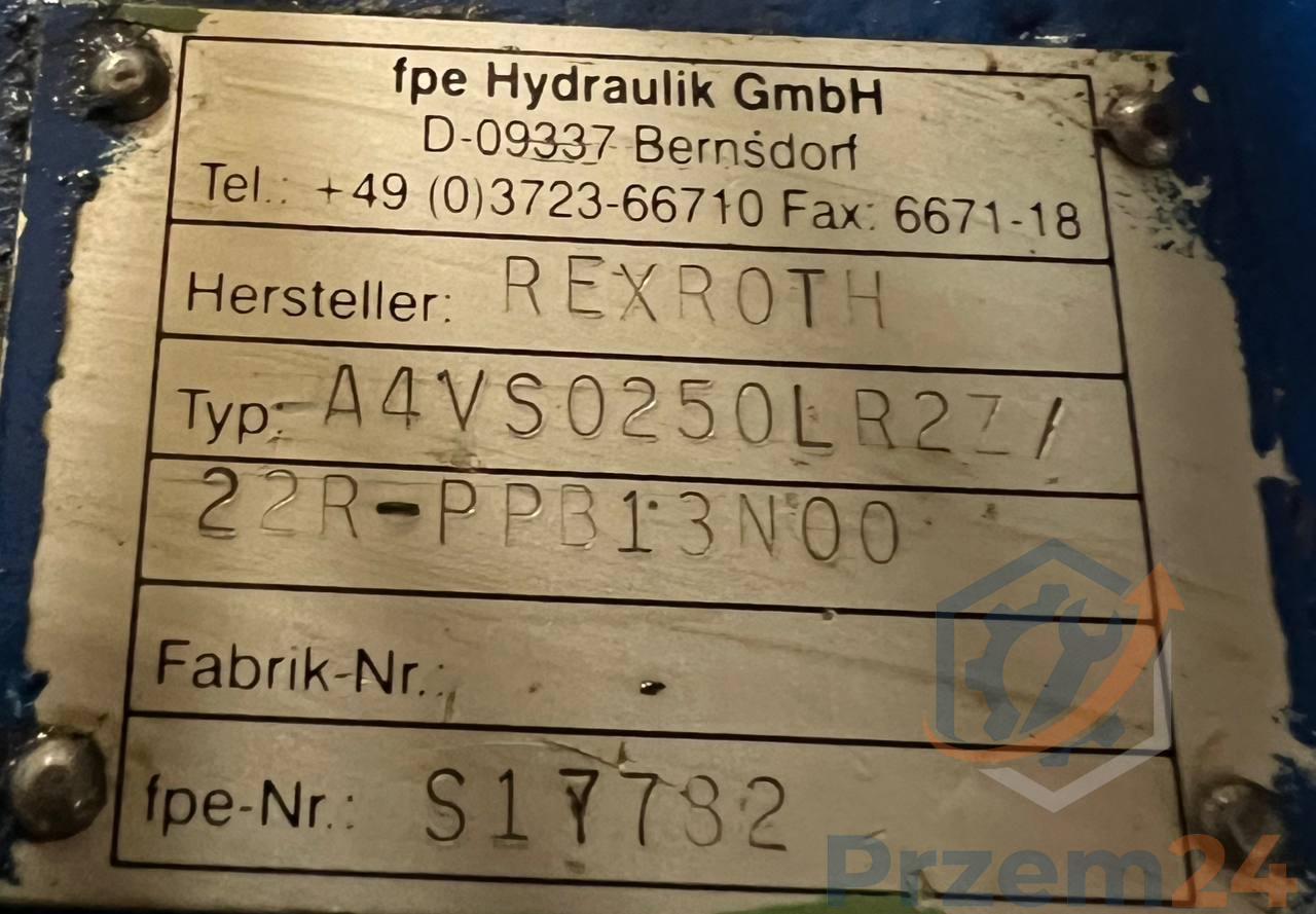 Rexroth-A4VSO250LR2Z-22R-PPB13N00-(R910935388)-Pompa-hydrauliczna