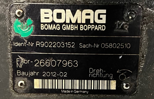 Rexroth-A4VG71DGDT1-32L-XSF13K021E-S-(BOMAG-05802510)-Pompa-hydrauliczna