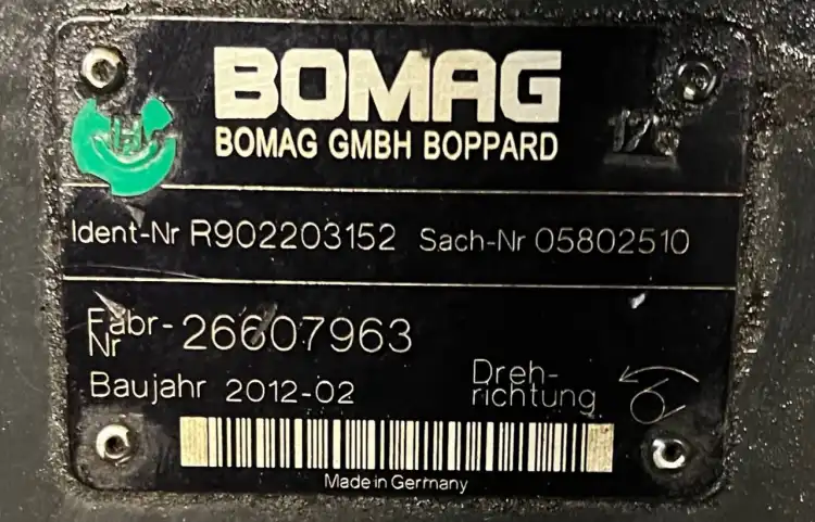 Rexroth-A4VG71DGDT1-32L-XSF13K021E-S-(BOMAG-05802510)-Pompa-hydrauliczna