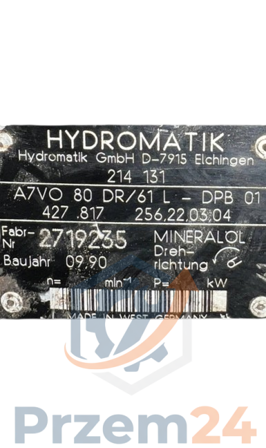 Rexroth-A7VO-80-DR-61L-DPB-01-(Hydromatik-256.22.03.04)-Pompa-hydrauliczna