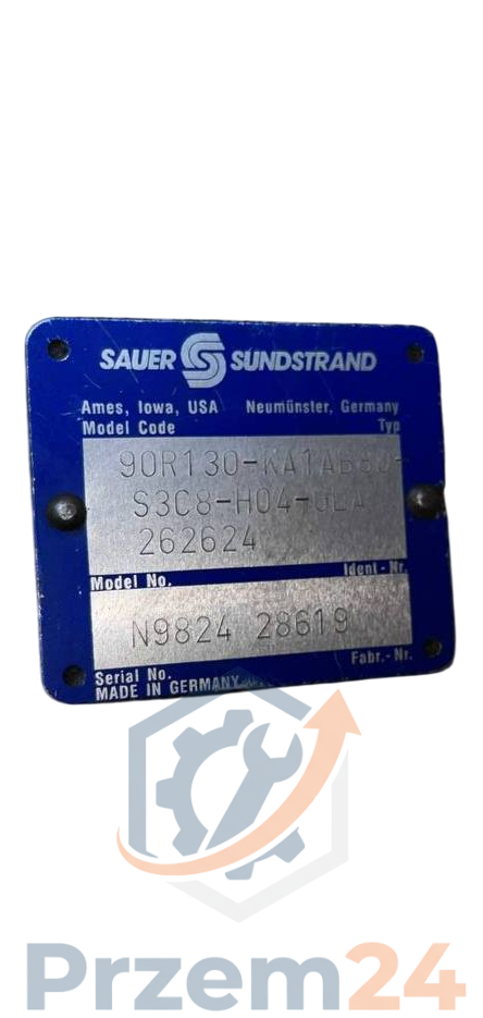 Sauer-Sundstrand-90R130-KA1AB80-S3C8-H04-GLA-262624-Pompa-hydrauliczna