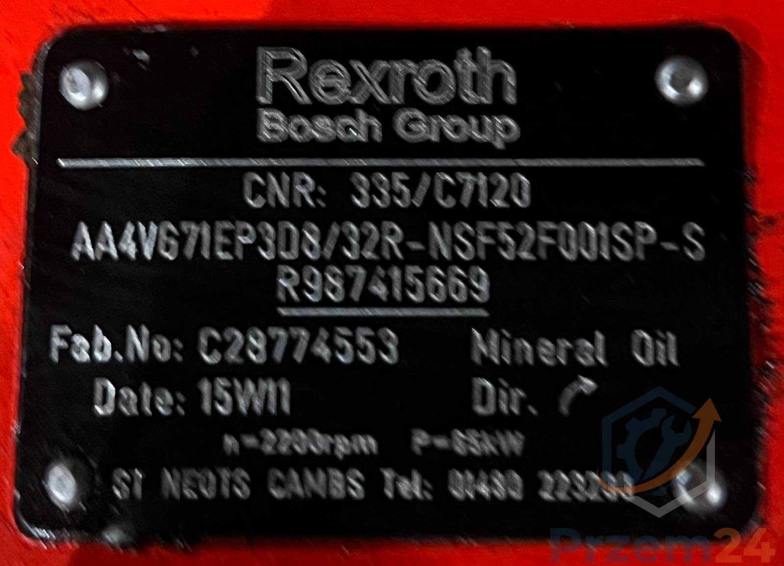 Rexroth-AA4VG71EP3D8-32R-NSF52F001SP-S-(JCB-335-C7120)-Pompa-hydrauliczna