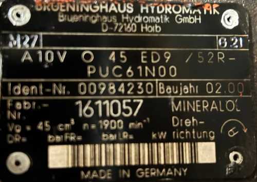 Brueninghaus-A10V-O-45-ED9-52R-PUC61N00-(00984230)-Pompa-hydrauliczna