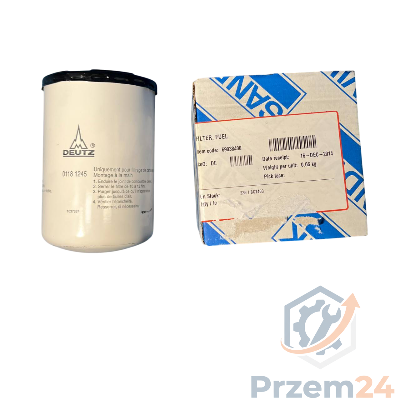 Sandvik-69038400-Deutz-0118-1245-(01181245)-Filtr-Paliwa