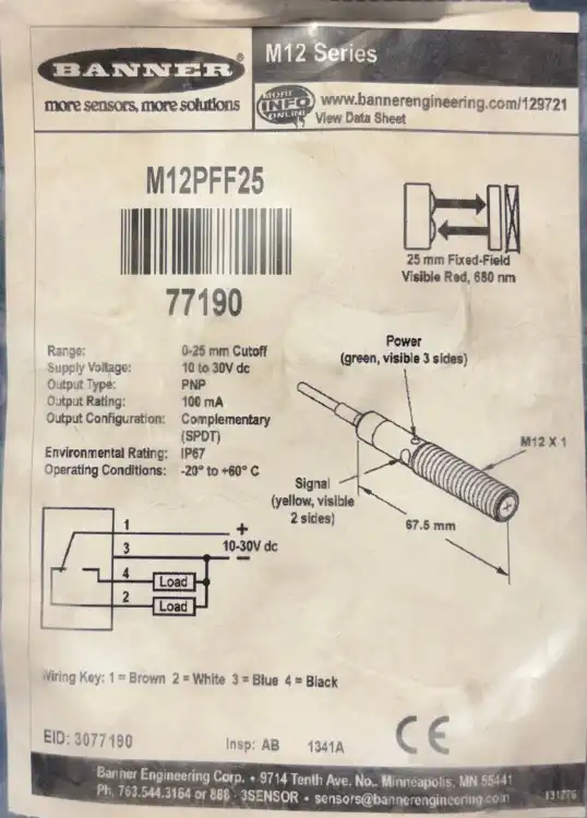 Banner-Engineering-M12PFF25-77190-Czujnik-fotoelektryczny-10-30VDC-3