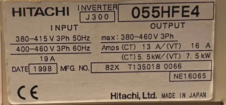 Hitachi-J300-055HFE4-J300-055HFE4-Falownik-4