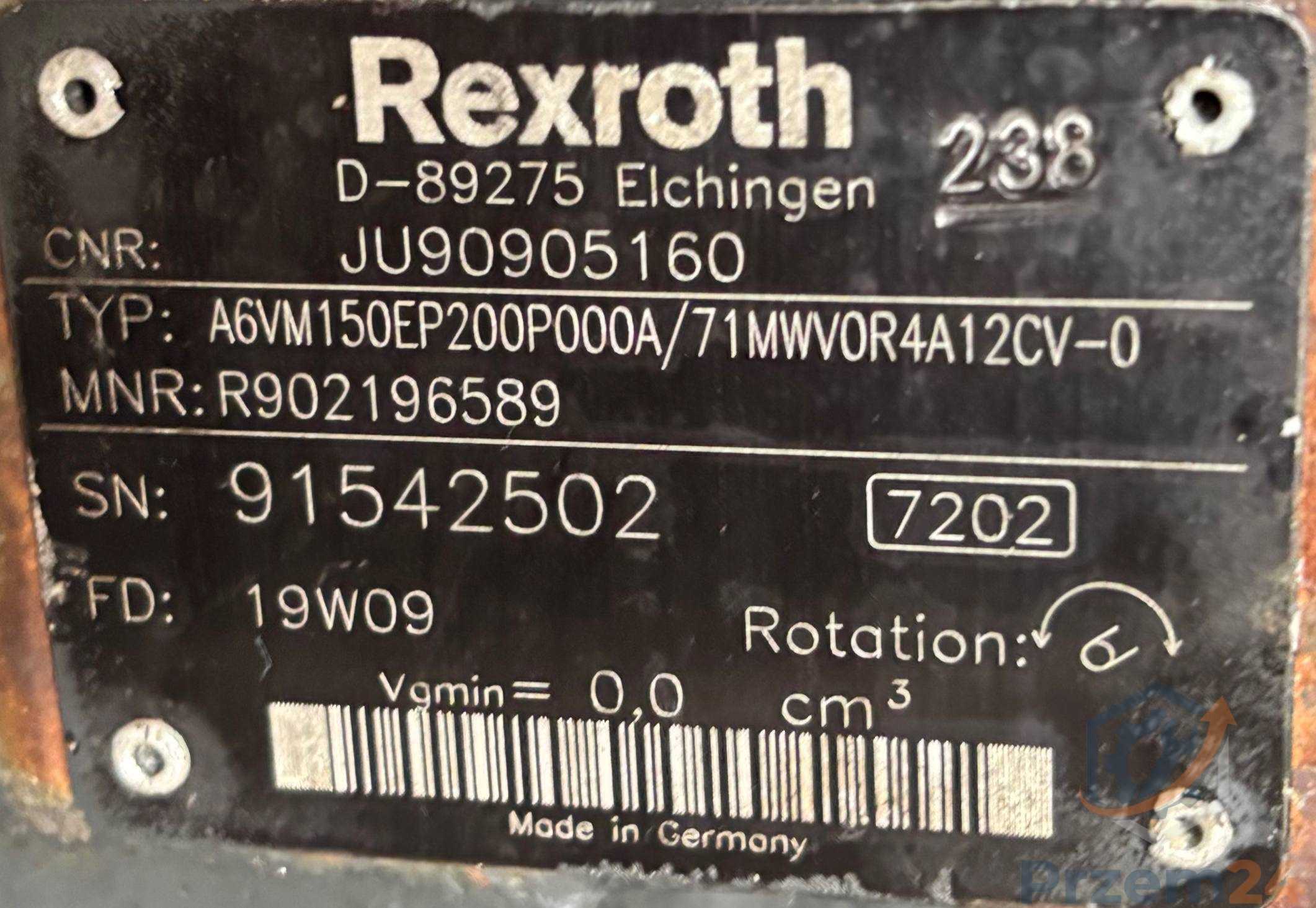 Rexroth-A6VM150EP200P000A-71MWV0R4A12CV0-(Bulmor-JU90905160)-Silnik-tłokowy