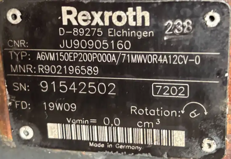 Rexroth-A6VM150EP200P000A-71MWV0R4A12CV0-(Bulmor-JU90905160)-Silnik-tłokowy