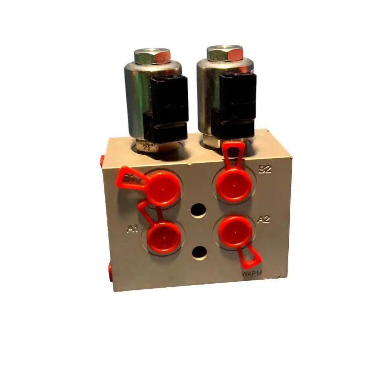 JCB-25-220940-Blok-zaworowy-z-Danfoss-300AA00377A-cewką-do-JCB-801X,-802X