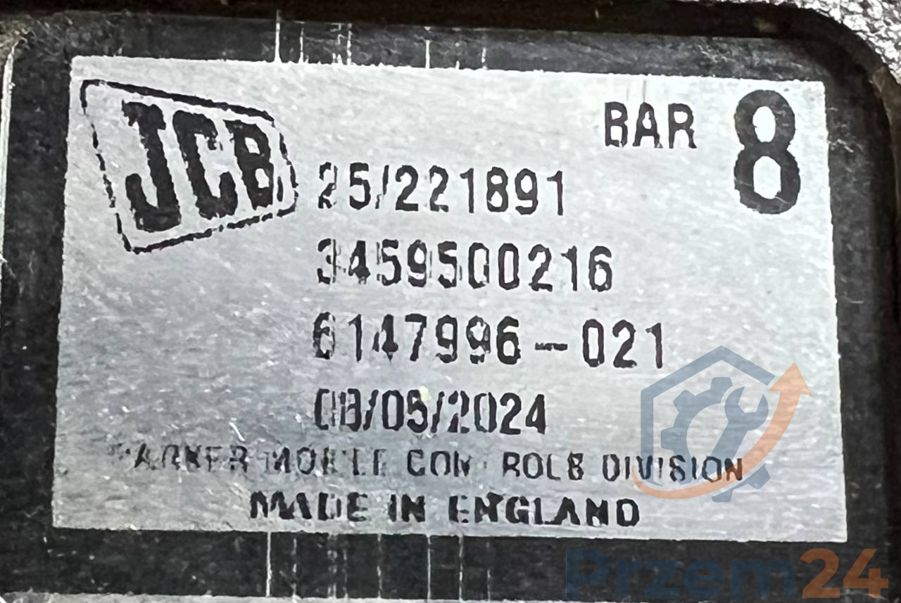 JCB-25-221891-(Parker-3459500216)-Rozdzielacz-hydrauliczny-do-JCB-MIDI-CX