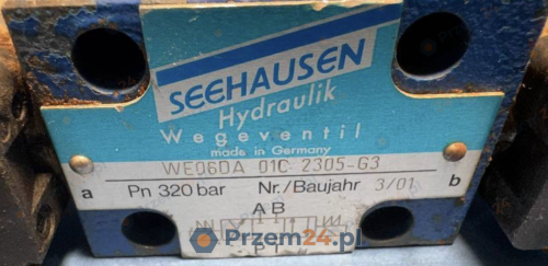 Seehausen-WE06DA-01C-2305-G3-Zawór-hydrauliczny+BINDER-BM45-13604C0A-Cewka-2