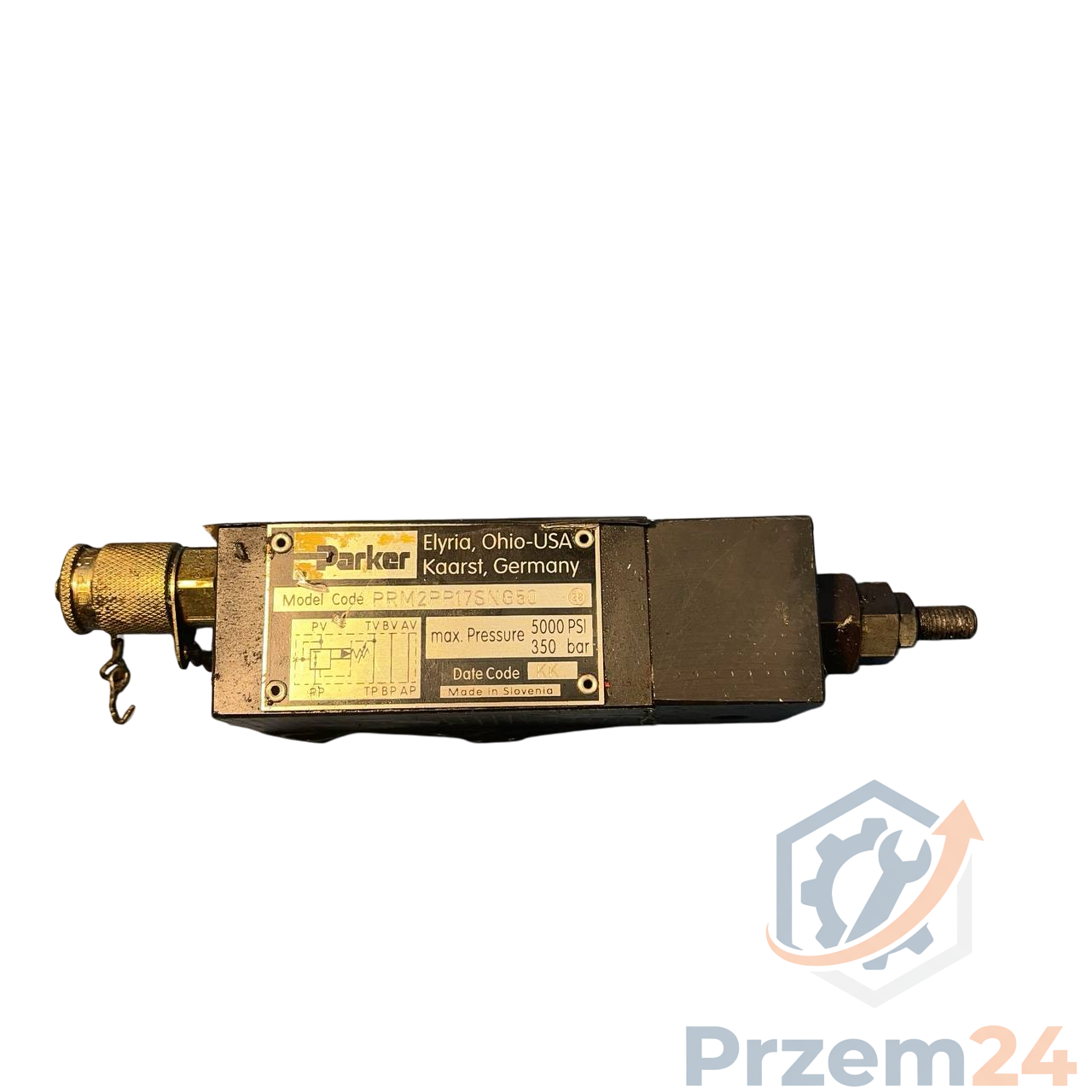 Parker-PRM2PP17SNG50-Zawór-redukujący-ciśnienie-350-Bar,-5000-PSI