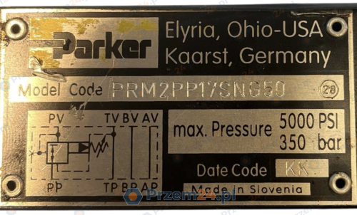 Parker-PRM2PP17SNG50-Zawór-redukujący-ciśnienie-350-Bar,-5000-PSI-2