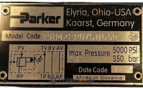 Parker-PRM2PP07SNG50-Zawór-hydrauliczny-350-Bar-5000-Psi-2