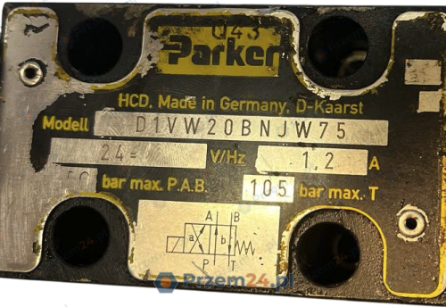 Parker-D1VW20BNJW75-Zawór-kierunkowy-24V-1,2A-2