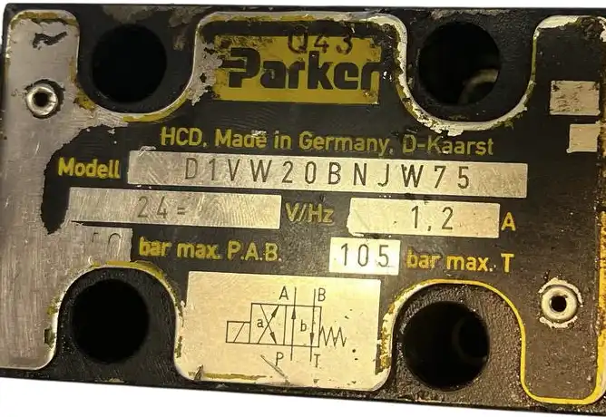 Parker-D1VW20BNJW75-Zawór-kierunkowy-24V-1,2A-2