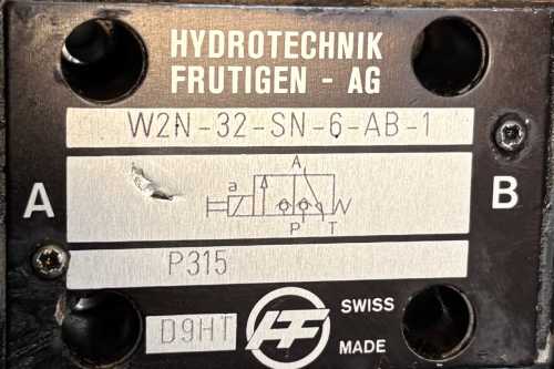 Hydrotechnik-W2N-32-SN-6-AB-1-Bucher-XF050RH-LHD-Zawór-z-cewką