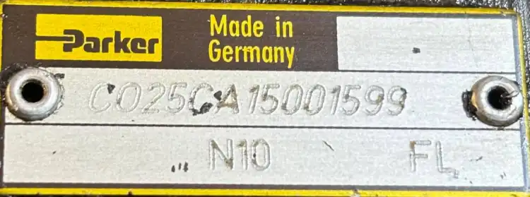 Parker-C025CA15001599-Zawór-hydrauliczny
