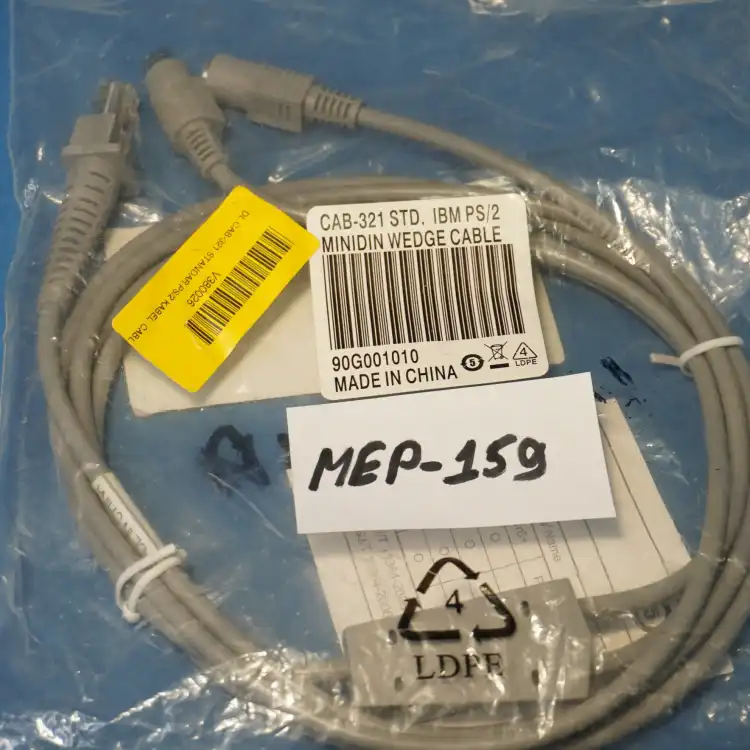 CAB321-STD.-IBM-PS-2-920088A-MINIDIN-WEDGE-CABLE