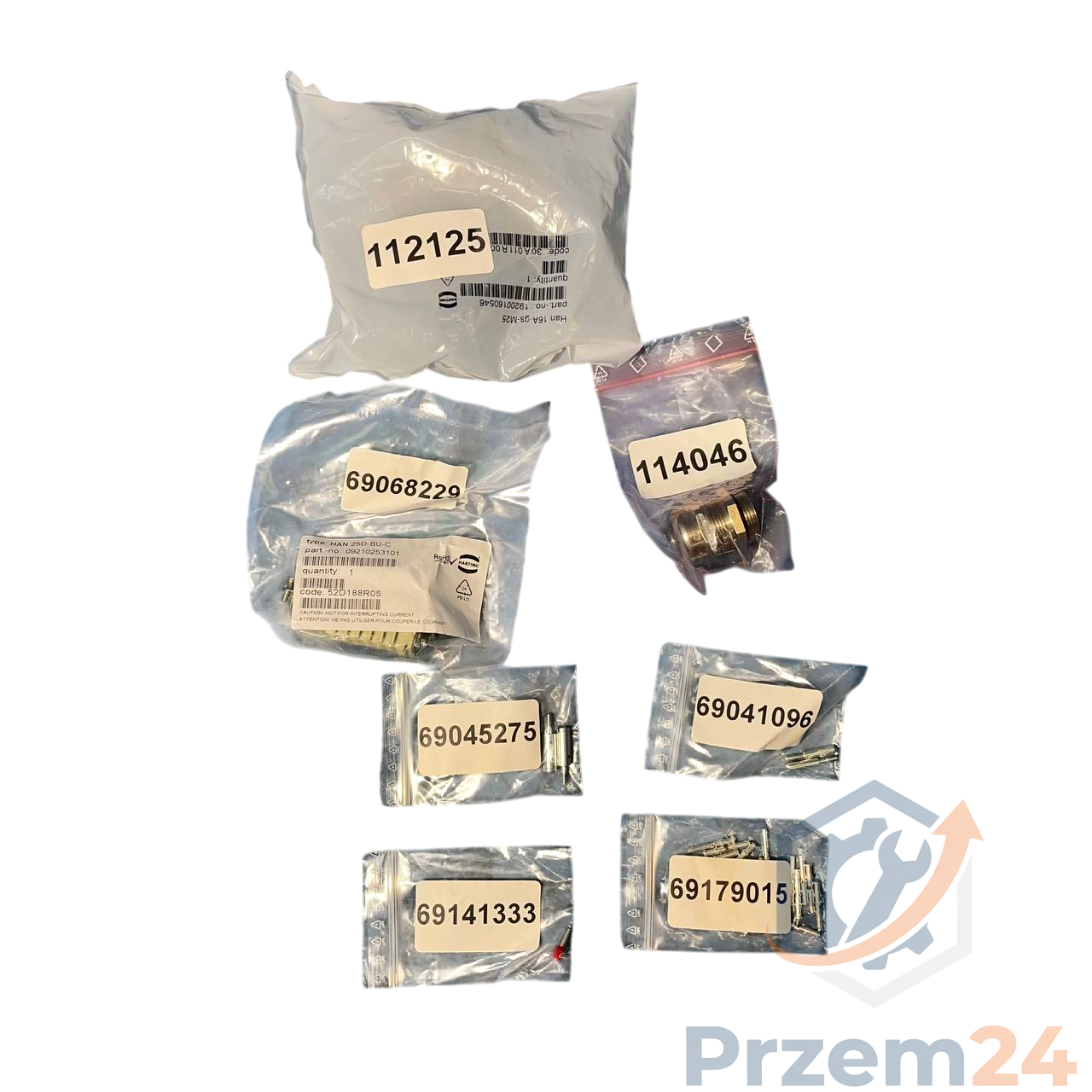 Kuka-00-119-501-58600001-Zestaw-M25-boczny-Han25D,-gniazdo