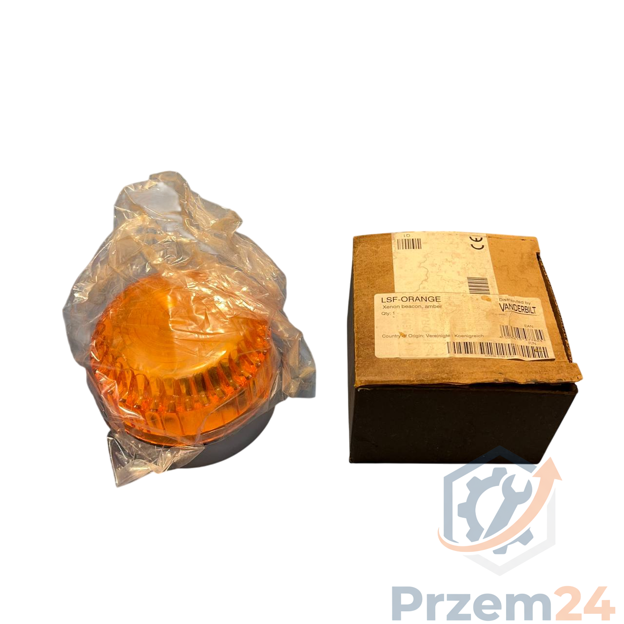 Siemens-LSF-ORANGE-S54539-Z164-A100-Światło-ostrzegawcze-bursztynowe