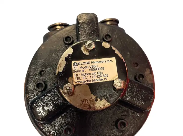 Globe-VS6C-A15006500-Silnik-pneumatyczny-3.4kW-10.5Nm-3000rpm-6