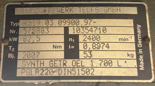 Liebherr-Werk-4519.03.09900.97-575883-10354710-Przekładnia