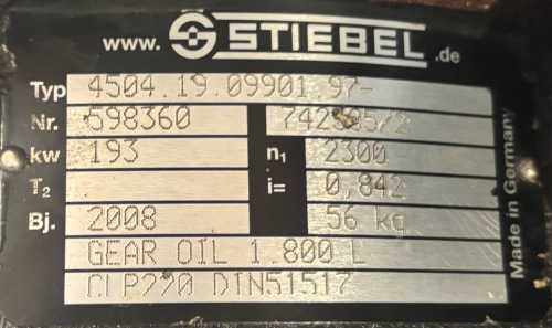 Stiebel-4504.19.09901.97-598360-Przekładnia-193kW-I=0,842