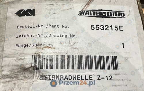 Walterscheid-GKN-553215E-Wał-przekładni-czołowej-Z=12-2