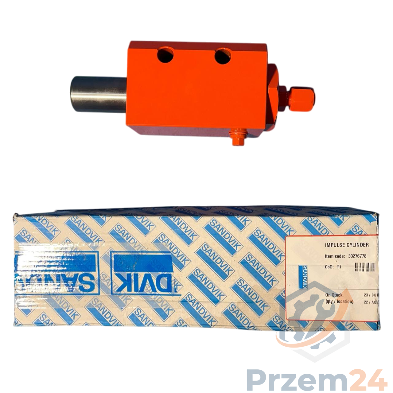 Sandvik-33276778-332-767-78-Cylinder-impulsowy-for-Sandvik-DD210-DD311