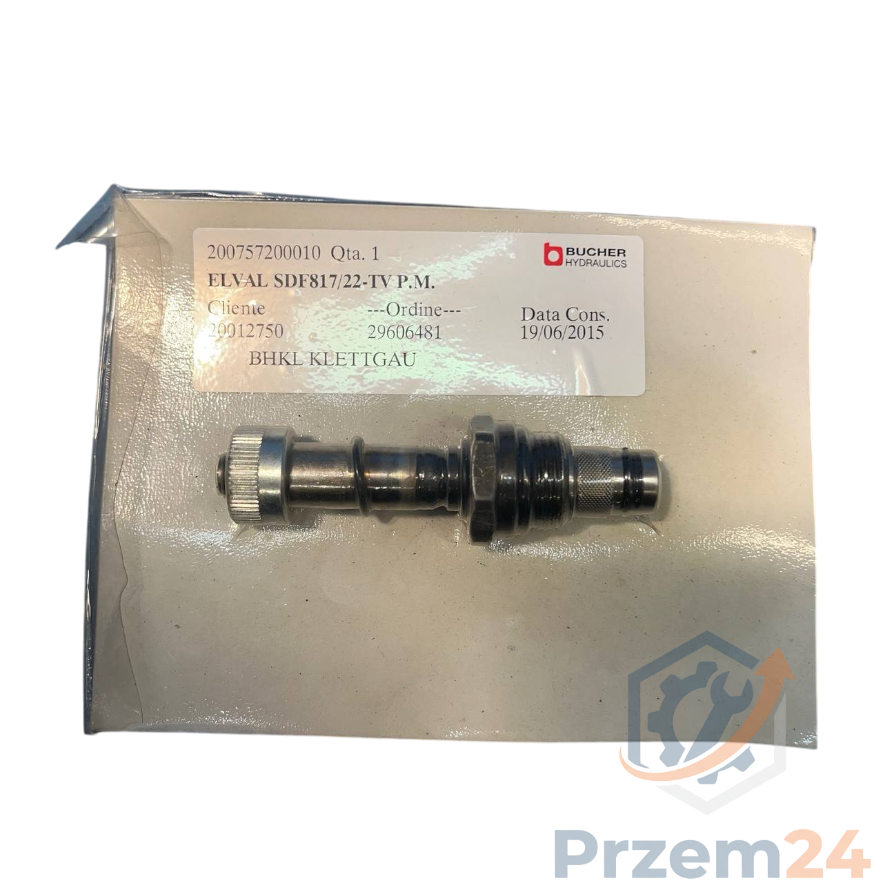 Bucher-SDF817-22-TV-P.M.-(Bucher-200757200010)-Zawór-hydrauliczny-230-Bar
