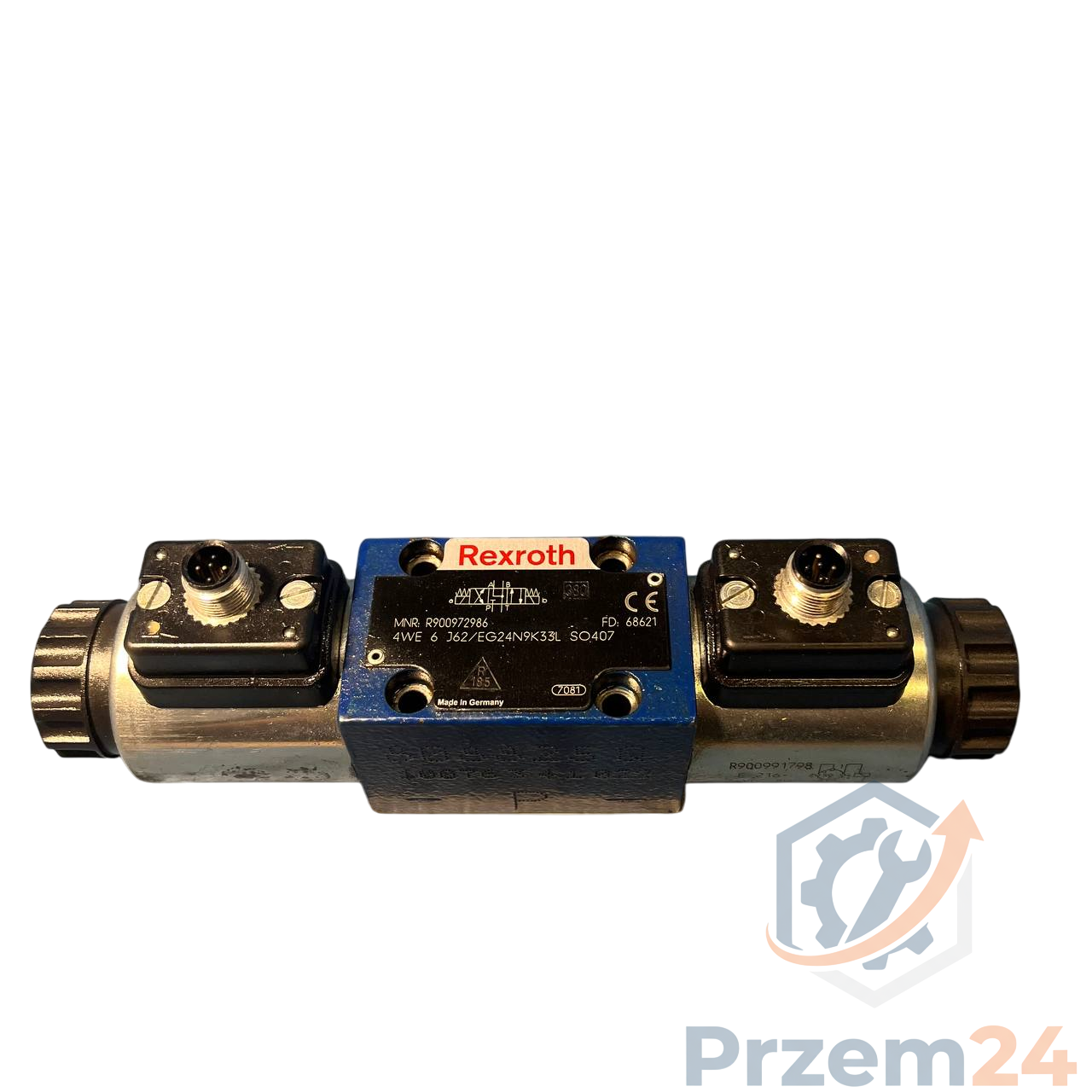Rexroth-4WE-6-J62-EG24N9K33L-SO407-(Rexroth-R900972986)-Zawór-hydrauliczny-+-Rexroth-R900991798-Cewk