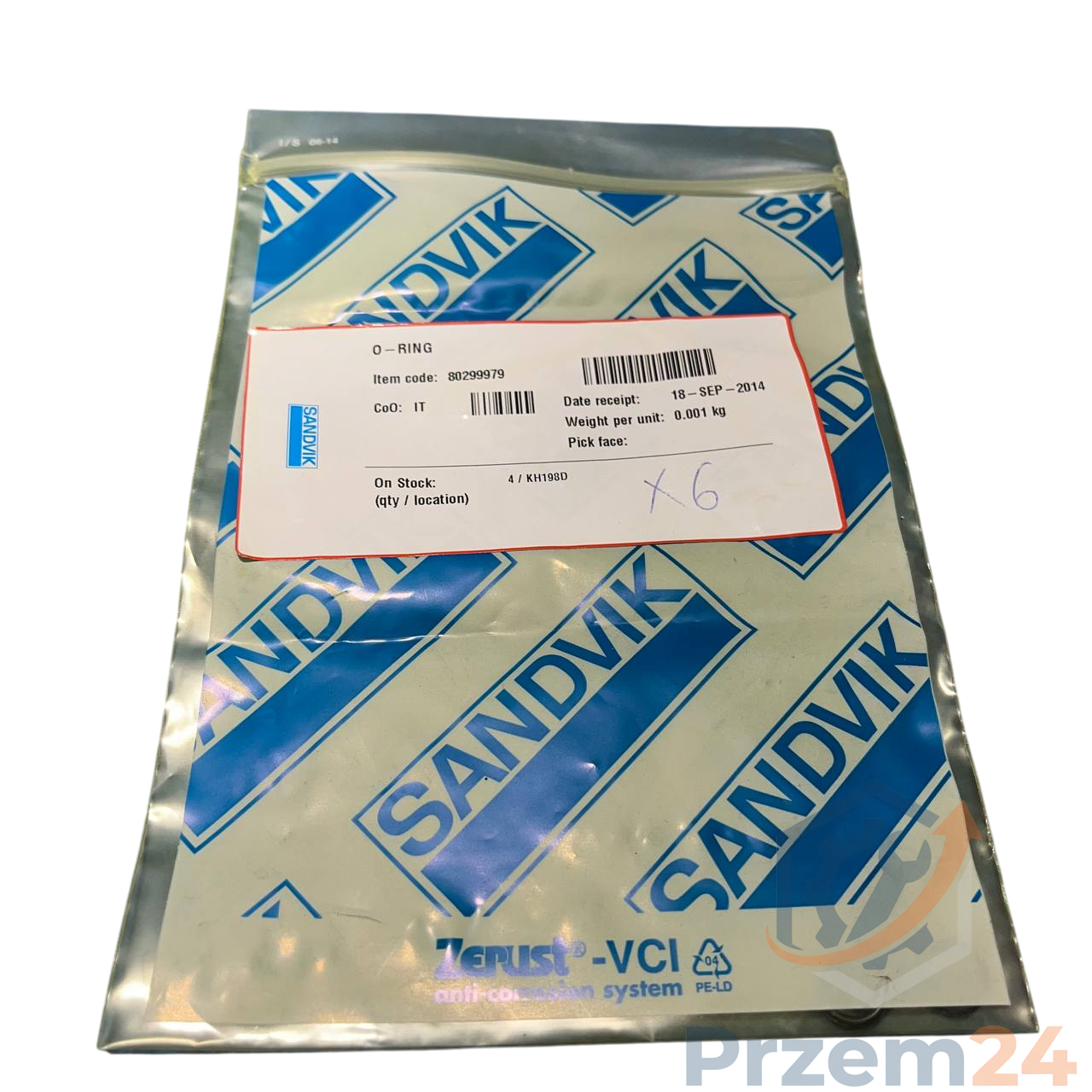 Sandvik-802-999-79-(Sandvik-80299979)-O-Ring-(Zestaw-6szt)