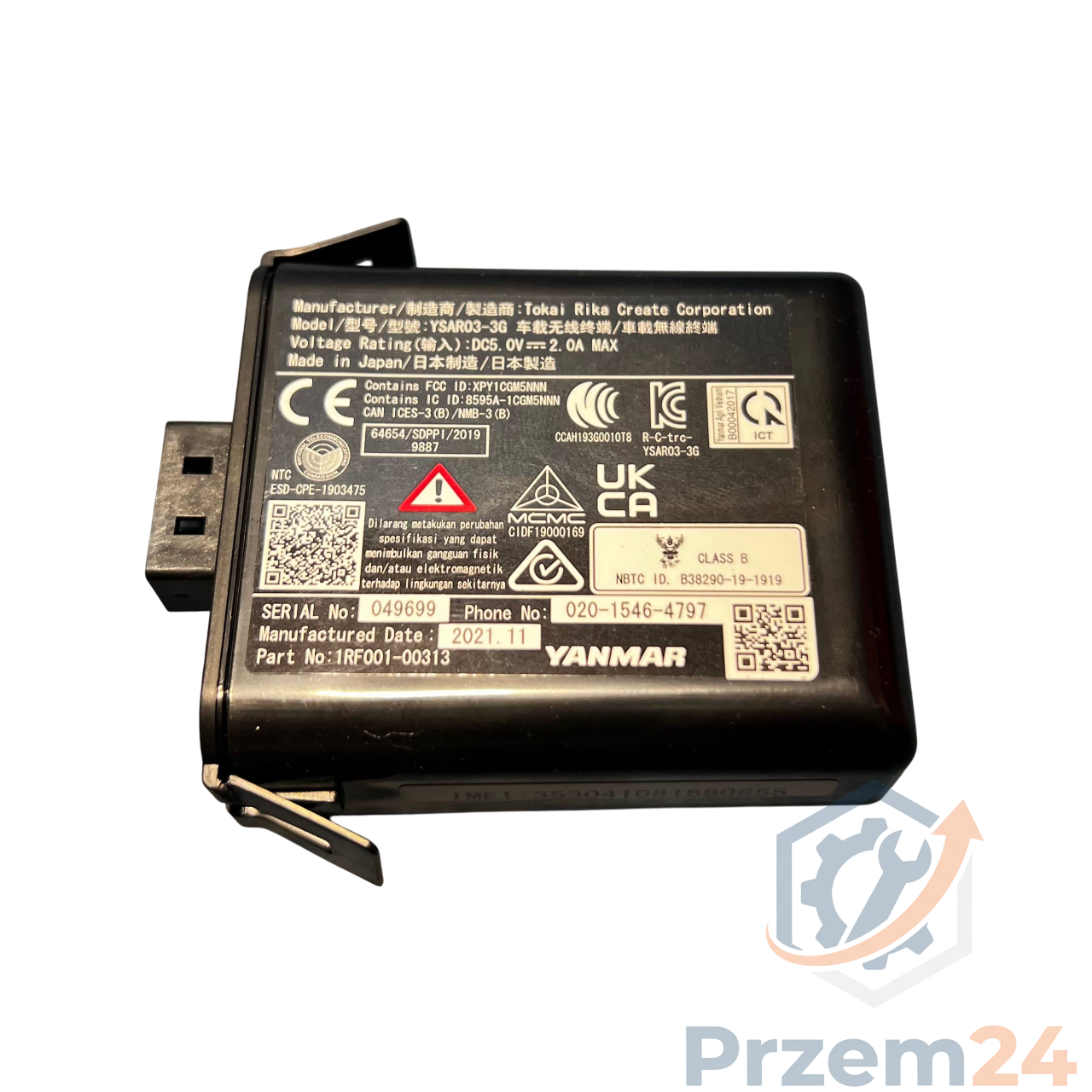 Tokai-Rika-YSAR03-3G-(Yanmar-1RF001-00313)-Sterownik-SA-R-3G-DC5.0V-2.0A