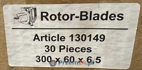 Battioni-Pagani-300x60x6,5-CM7-Łopatka-pompy-próżniowej-Battioni-MEC-9000-2