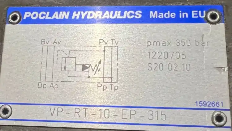 Poclain-Hydraulics-1220705-VP-RT-10-EP-315-Zawór-bezpieczeństwa-3