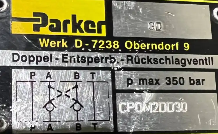 Parker-CPOM2DD30-Zawór-zwrotny-sterowany-P-max=350-bar-3