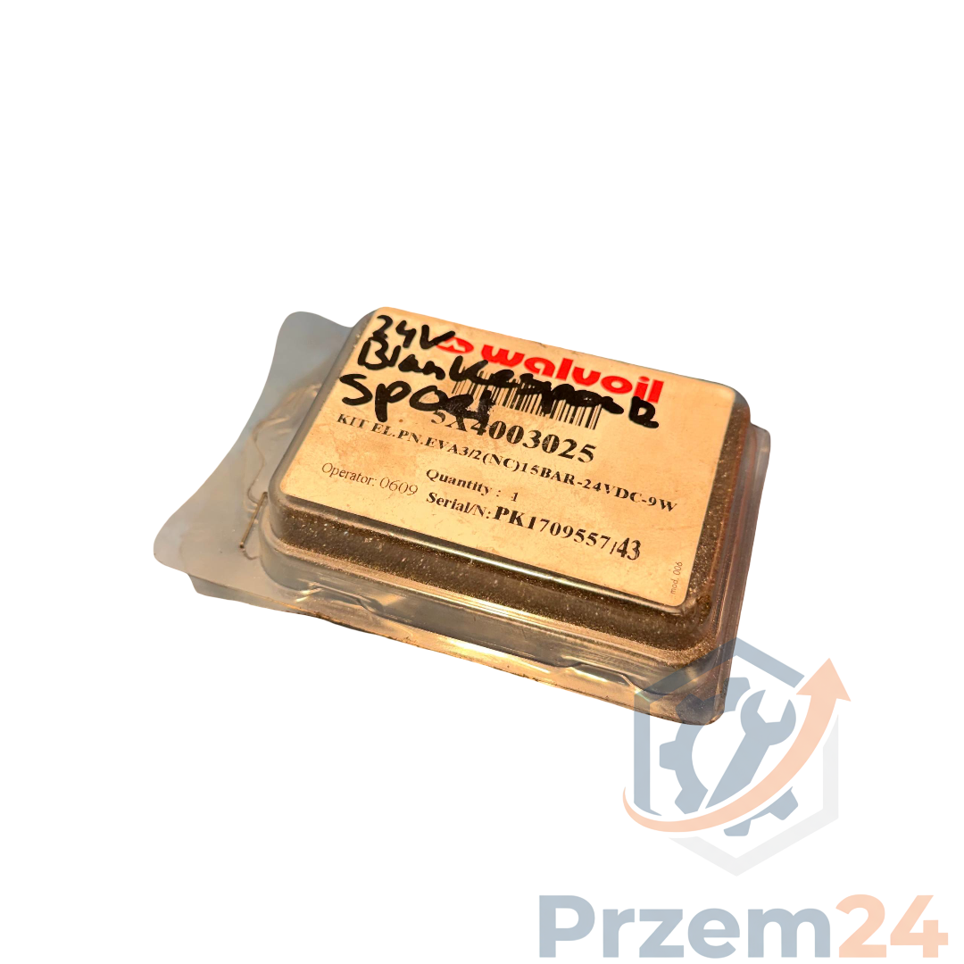 Walvoil-5X4003025-KIT-EL.PN.EVA3-2(NC)15bar24VDC9W-Cewka-z-elektrozaworem