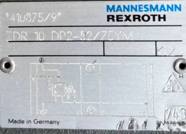 Rexroth-Mannesmann-ZDR-10-DP2-52-75YM-410875-9-Zawór-redukcyjny-2