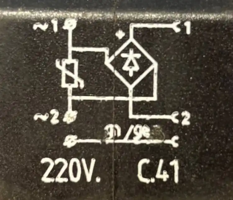 ALTUS-50,5-Elektromagnes-Cewka-CONTACT-Connectors-220V-C.41-6