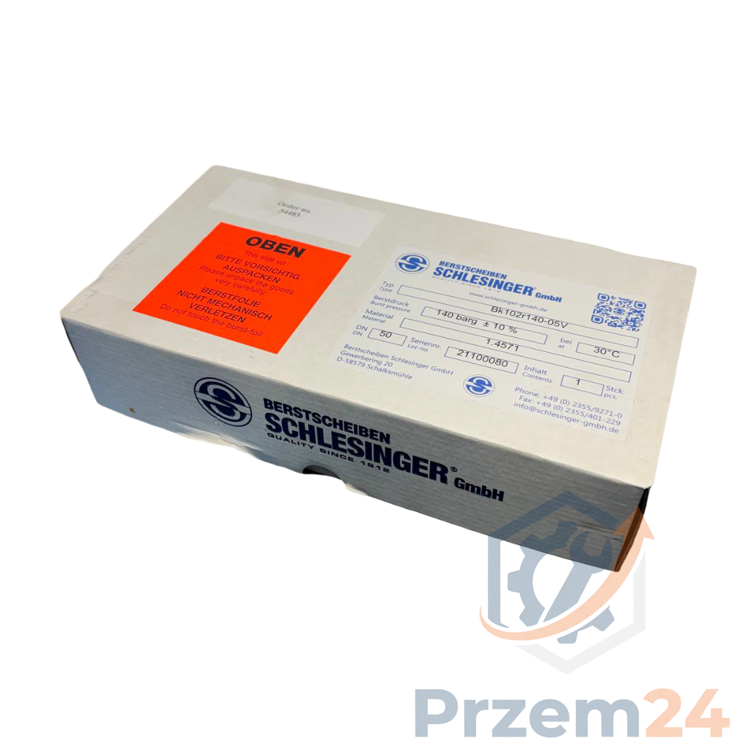 Berstscheiben-Schlesinger-Bk102r140-05V-Membrana-Bezpieczeństwa-1.4571
