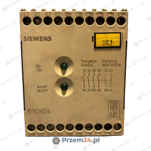SIEMENS-3TK2804-3TK2804-0AL2-Przekaźnik-bezpieczeństwa-4NO+1NO+1NC-2
