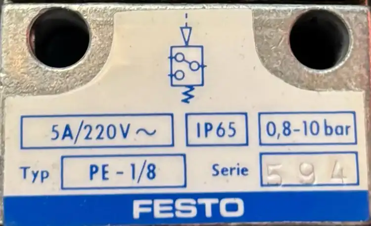 FESTO-PE-1-8-Przetwornik-5A-220V-0,8-10bar-2
