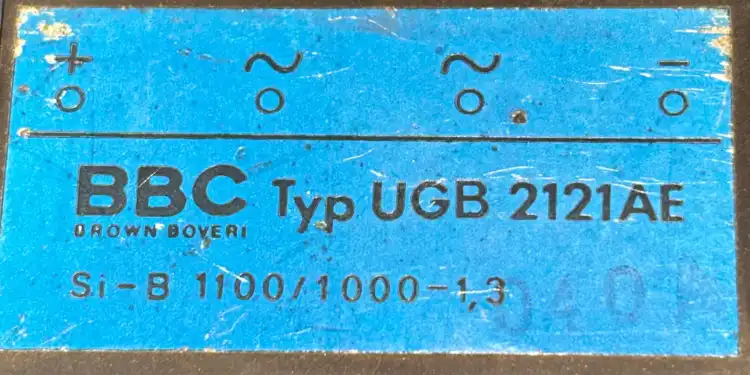 BBC-Brown-Boveri-UGB-2121AE-Prostownik-Mostowy-Si-B-1100-1000-1,3-3