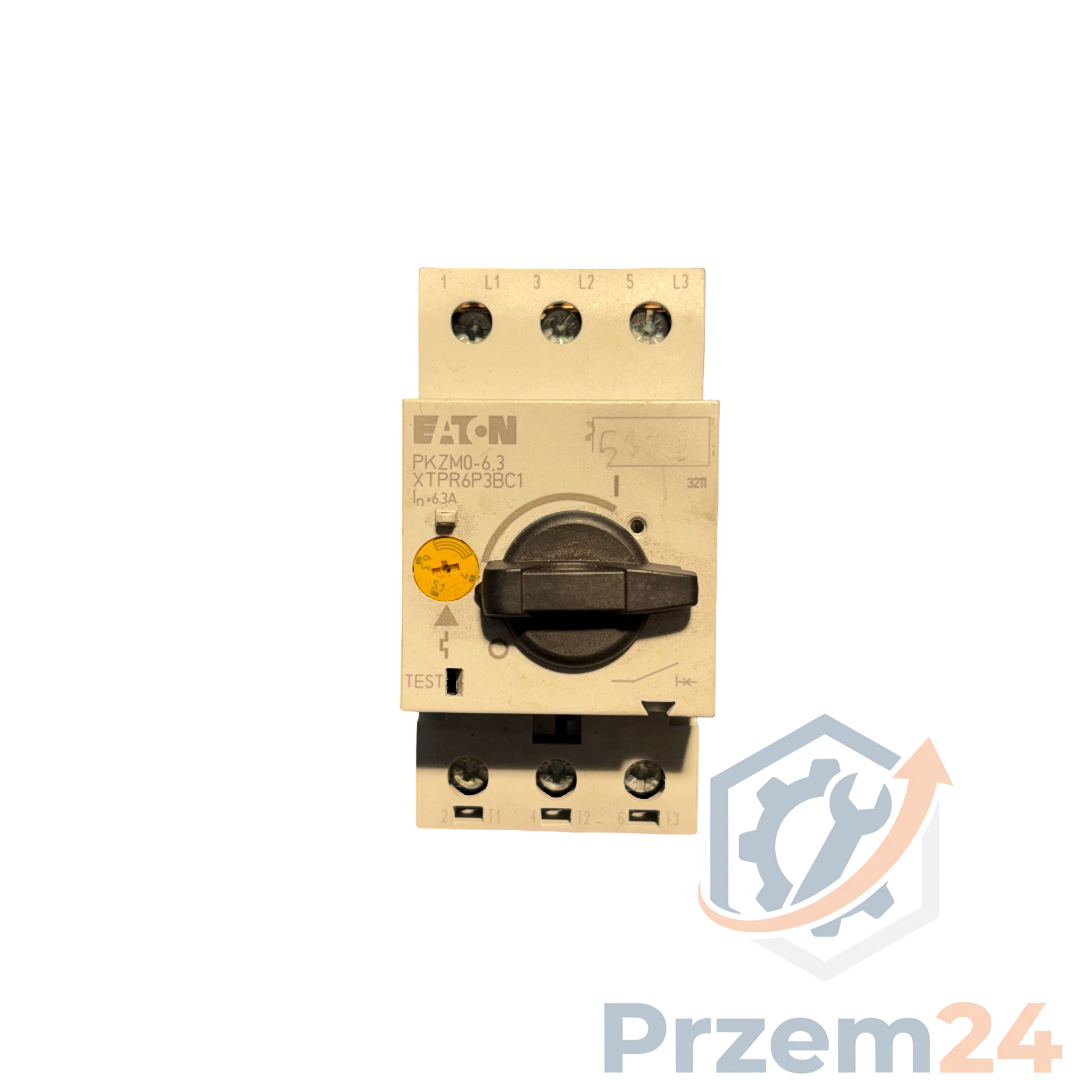 Eaton-PKZM0-6,3-XTPR6P3BC1-072738-Wyłącznik-silnikowy-2,2kW-4‑6,3A