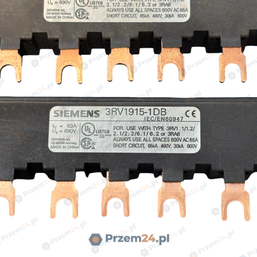 Siemens-3RV1915-1DB-Szyna-łączeniowa-63A-690V-3-SZTUKI-ZESTAW-2