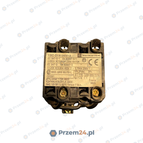 Telemecanique-XBC-D19104M12-065561-Łącznik-krzywkowy-230V-6,5A-0,75kW-2